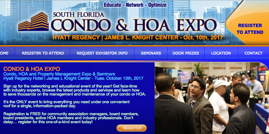 South Florida Condo & HOA Expo October 10 2017