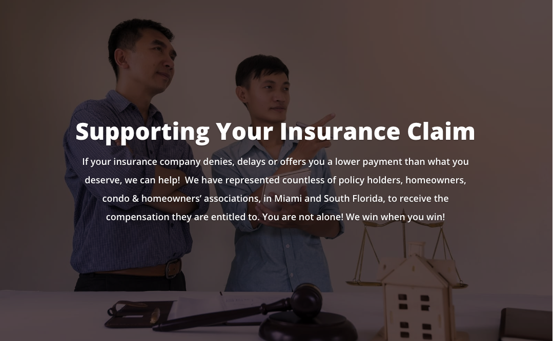 Assisting You with Your Insurance Claims